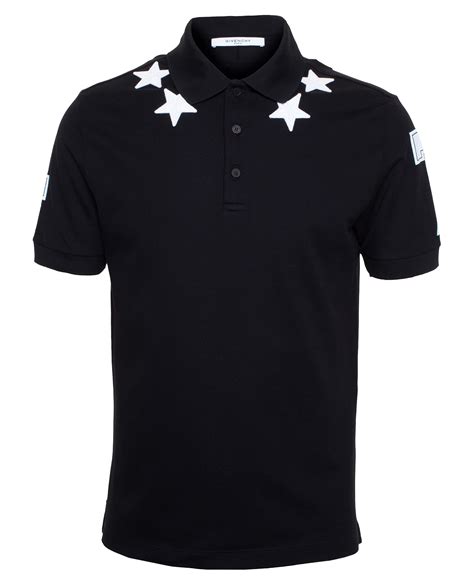 givenchy polo stars|givenchy star sleeve polo shirts.